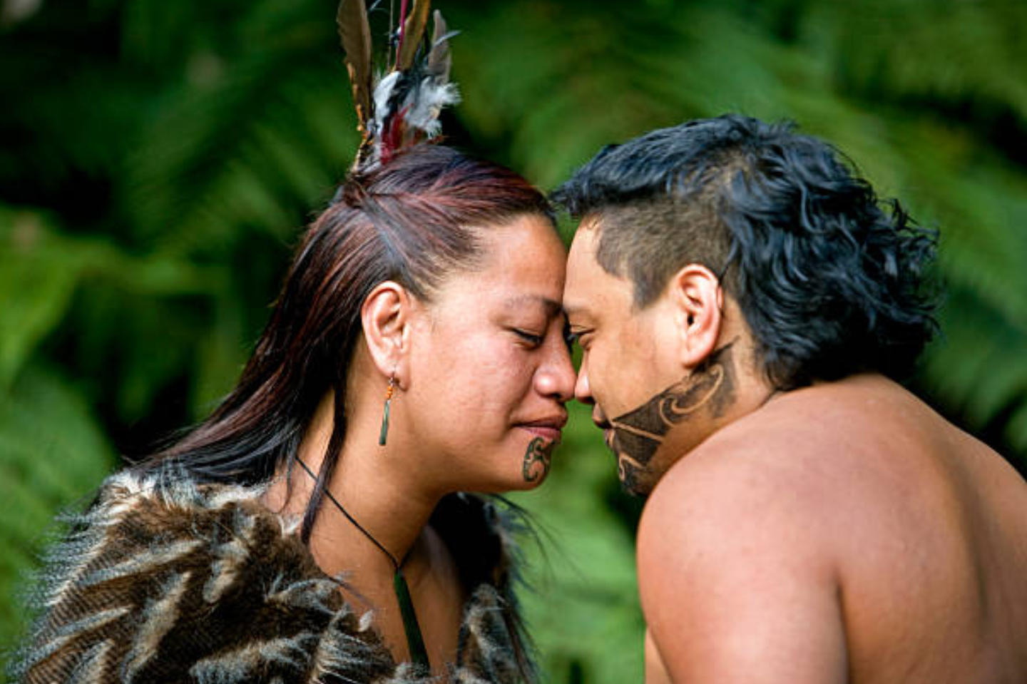 Wahine and Tane Hongi